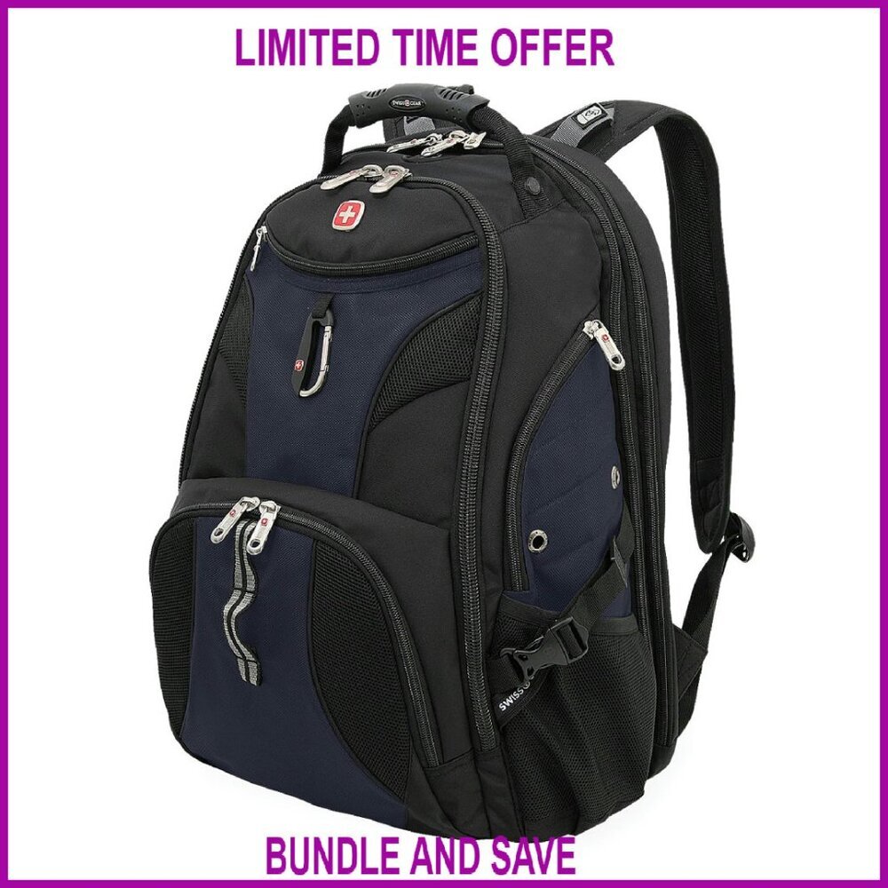 TSA-Friendly 17" Laptop Backpack with RFID Protection & Multiple Pockets
